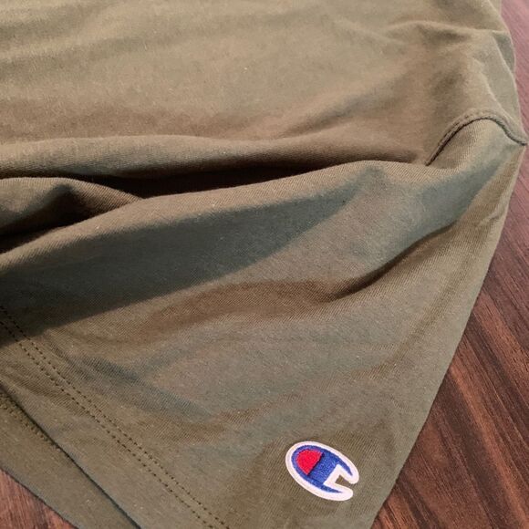 New w/o Tags Olive Green Champion T-shirt - Picture 2 of 2